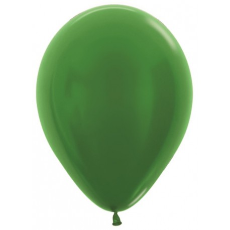Шар с гелием (12''/30 см) Зеленый (Green-530) Металлик