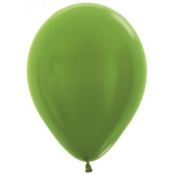 Шар с гелием (12''/30 см) Лайм (Lime Green-531) Металлик