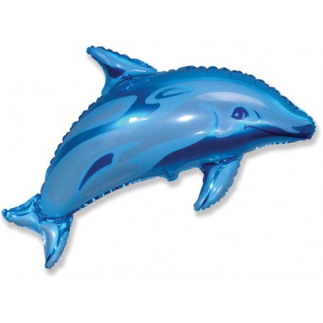 Шар фольгированный "Дельфин"  (32''/81 см)
