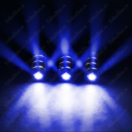 SMD cветодиод для шара с гелием (15''-18"), синее свечение с выключателем