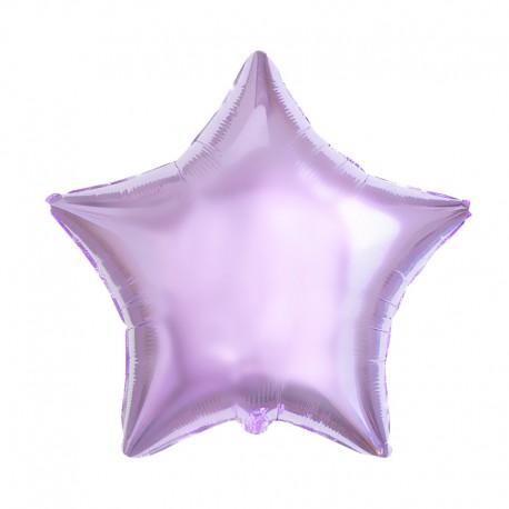 Шар фольгированный Звезда (16''/40 см), лиловый