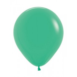 Шар с гелием (18''/45 см) Зеленый, яркий непрозрачный