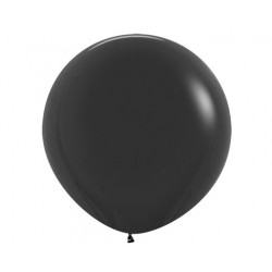 Шар с гелием (32''/80 см) Черный, яркий непрозрачный