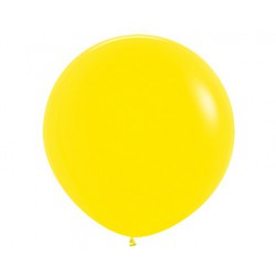 Шар с гелием (32''/80 см) Желтый, яркий непрозрачный