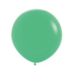 Шар с гелием (32''/80 см) зеленый, яркий непрозрачный