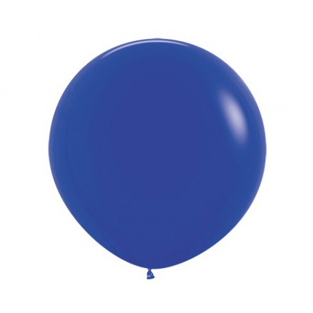 Шар с гелием (32''/80 см) синий, яркий непрозрачный