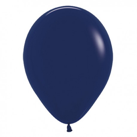 Шар с гелием (12''/30 см) Темно-синий, яркий непрозрачный