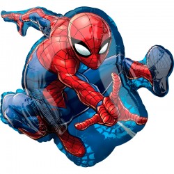 Шар фольгированный "Человек паук" в прыжке (29''/73 см)