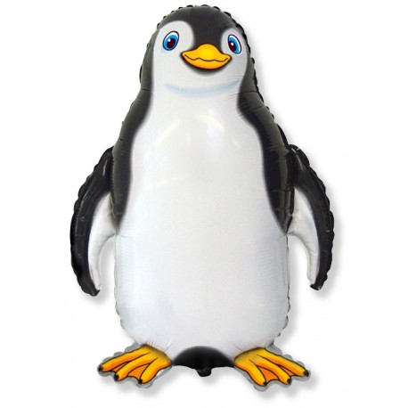 Шар фольгированный "Веселый пингвин" (22''/56 см)