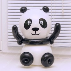 Панда из воздушных шаров 40 см.