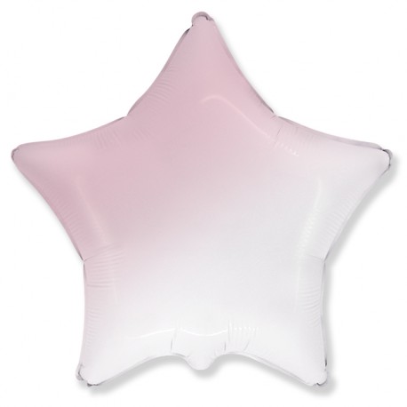 Шар фольгированный Звезда (24''/61 см), розовый градиент