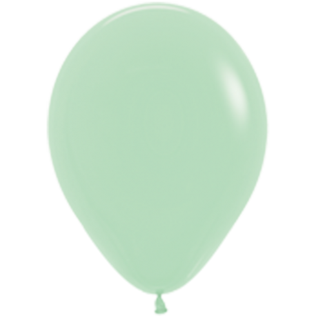 Шар с гелием (12''/30 см) Зеленый, пастель