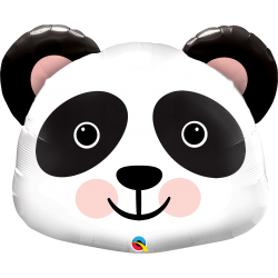 Шар фольгированный Панда голова (24''/61 см)
