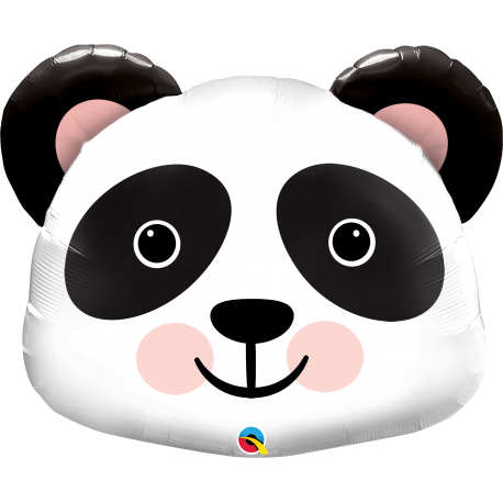 Шар фольгированный Панда голова (24''/61 см)