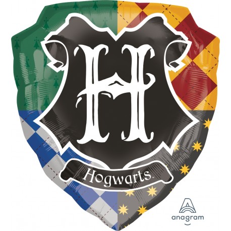 Шар фольгированный "Гарри Поттер герб Хогвартса" (27''/68 см)