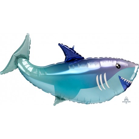 Шар фольгированный "Акула" (38''/96 см)