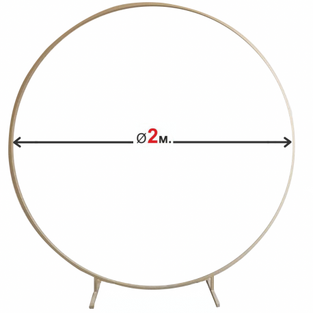 Каркас круга для фотозоны 2м. напрокат