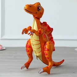 Воздушная фигура динозавр "Спинозавр" оранжевый (30''/76 см)