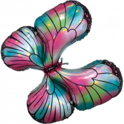 Шар фольгированный "Бабочка переливы перламутр" (30''/76 см)