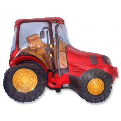Шар фольгированный - "Трактор красный" (30''/76 см)