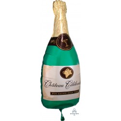 Шар фольгированный "Бутылка шампанского" (35''/91 см)
