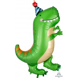 Шар фольгированный "Динозавр зеленый" (34''/86 см)