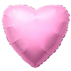 Шар фольгированный Сердце (16''/40 см), Розовый