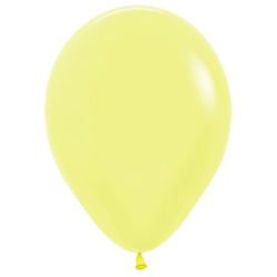 Шар с гелием (12''/30 см) Желтый, неон