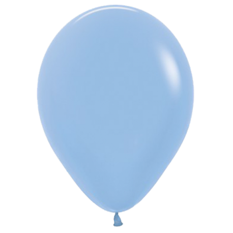 Шар с гелием (12''/30 см) Голубой, неон