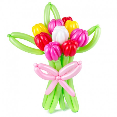 Как сделать цветочек из шаров. Цветы из шариков-колбасок: инструкция по изготовлению