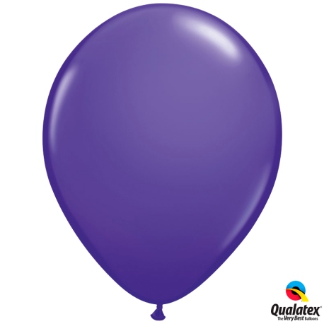 Шар с гелием (11''/28 см) Фиолетовый, яркий непрозрачный