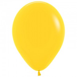Шар с гелием (15''/38 см) Желтый, яркий непрозрачный