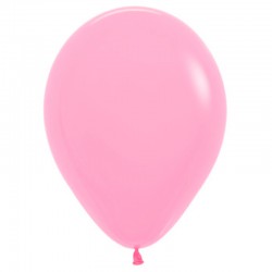 Шар с гелием (15''/38 см) Розовый, яркий непрозрачный