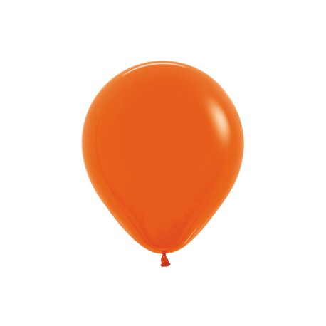 Шар с гелием (18''/45 см) Оранжевый, яркий непрозрачный