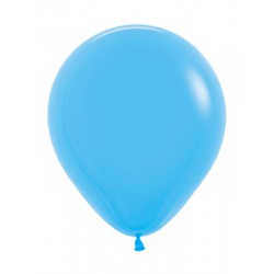 Шар с гелием (18''/45 см) голубой, яркий непрозрачный