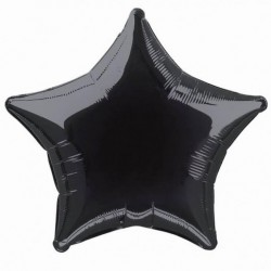 Шар фольгированный Звезда (16''/40 см), черная